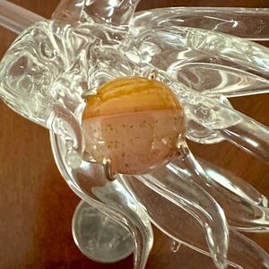 Handmade Botswana Agate Sterling Ring